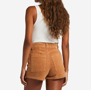 Billabong - Free Fall High-waisted Corduroy Shorts