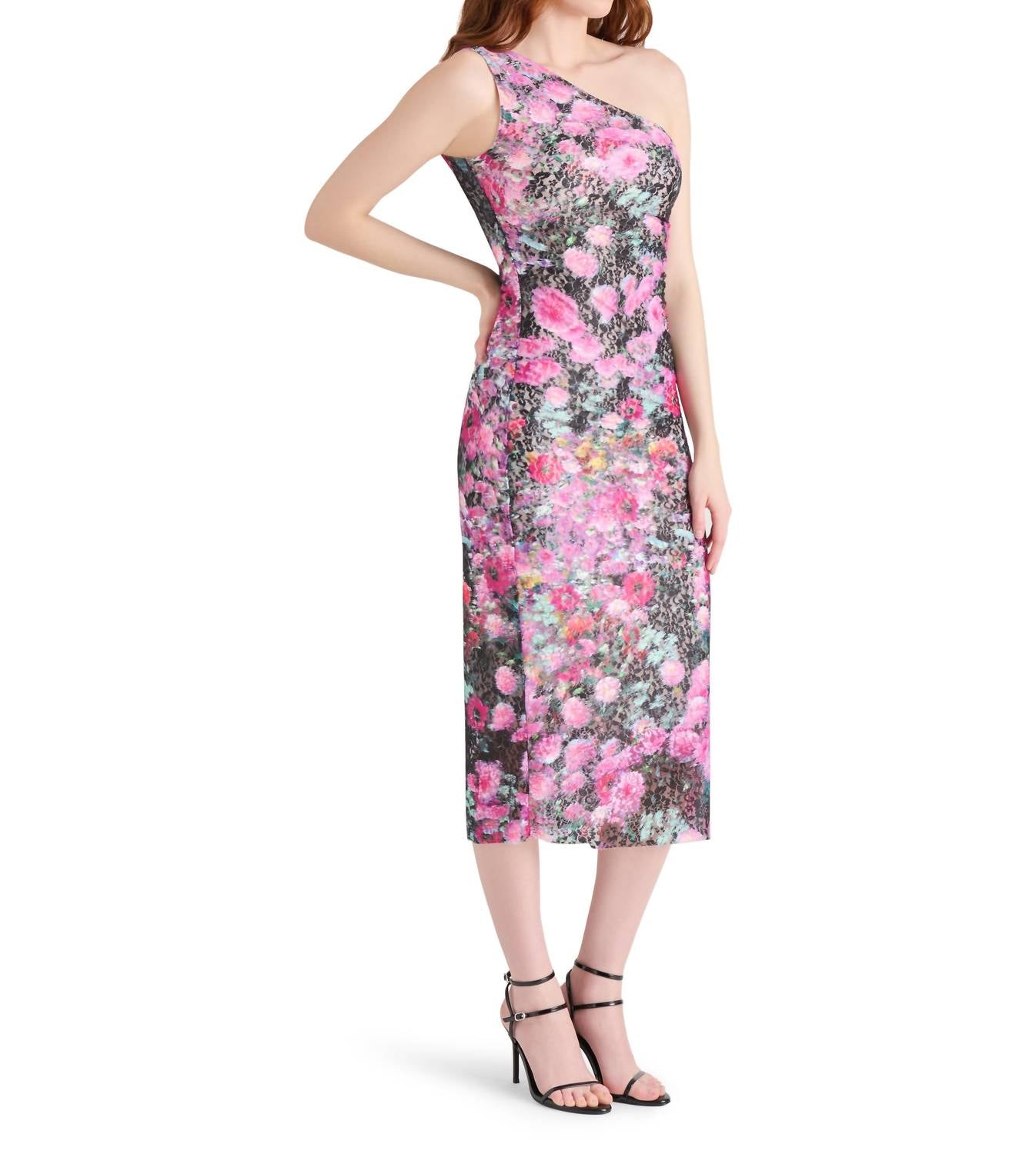 Steve Madden - Sacha Floral One Shoulder Dress