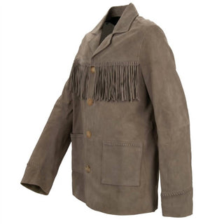 Amiri - Men's Fringe Suede Jacket