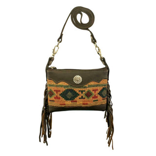 American West - Women's Woven Tapestry Trail Rider Crossbody/hip Bag