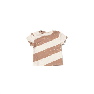 Omamimini - Baby Boxy T-Shirt with Stripes