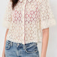 Free People - Mannie Lace Button Down Top