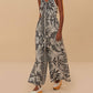 Farm Rio - Monochrome Elegance Scarf Jumpsuit
