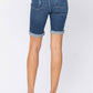 Judy Blue - High Waist Destroyed Bermuda Shorts