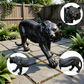 Simulated Black Tiger Resin Garden Statue