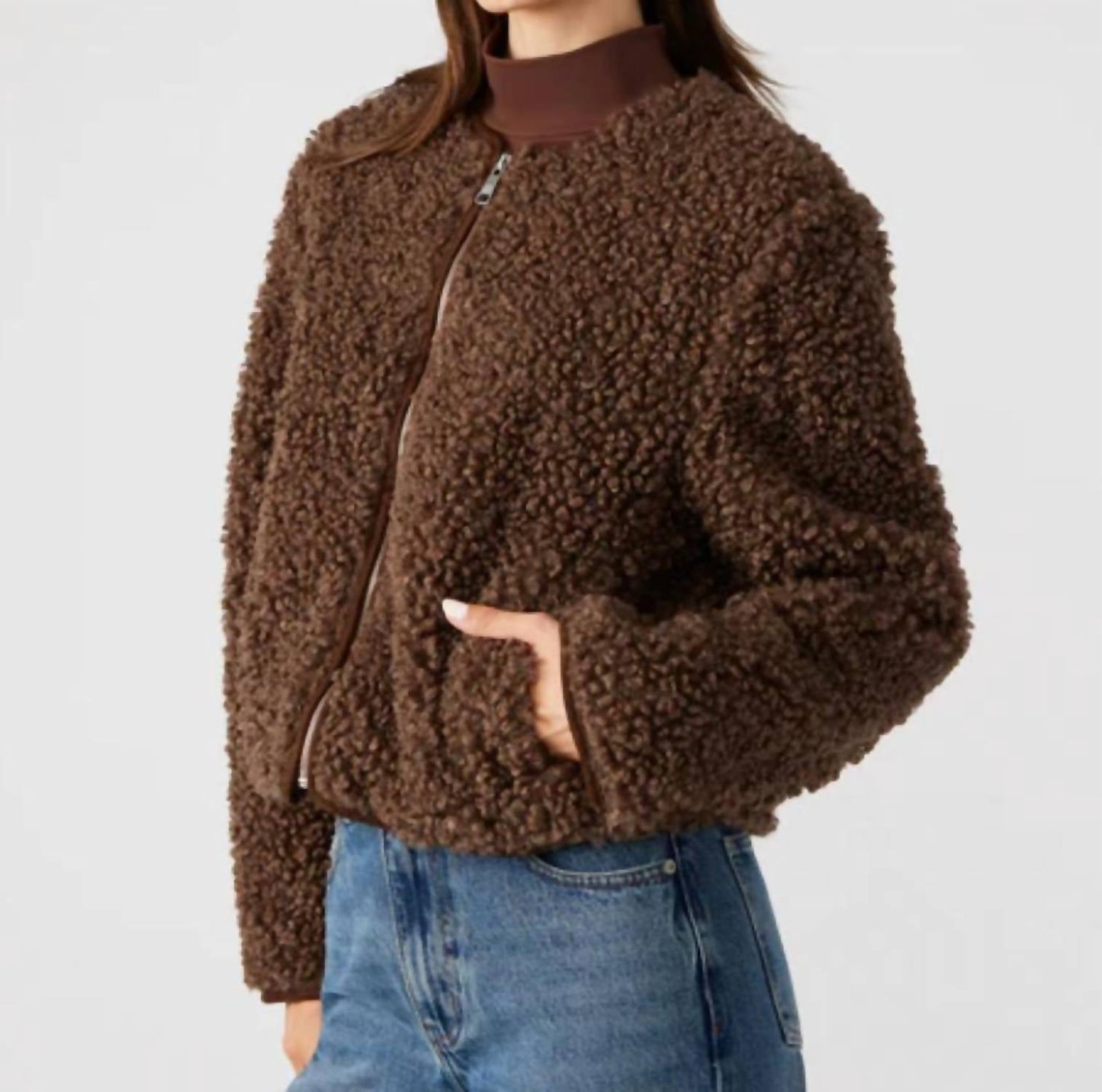 Steve Madden - Teddy Front Zip Jacket