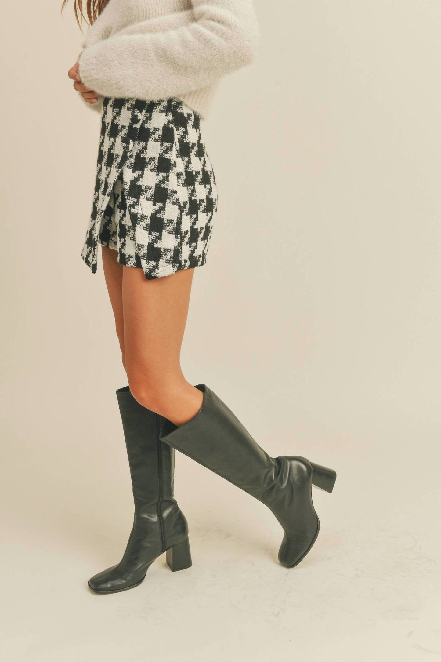 Miou Muse - Tweed Mini Skort