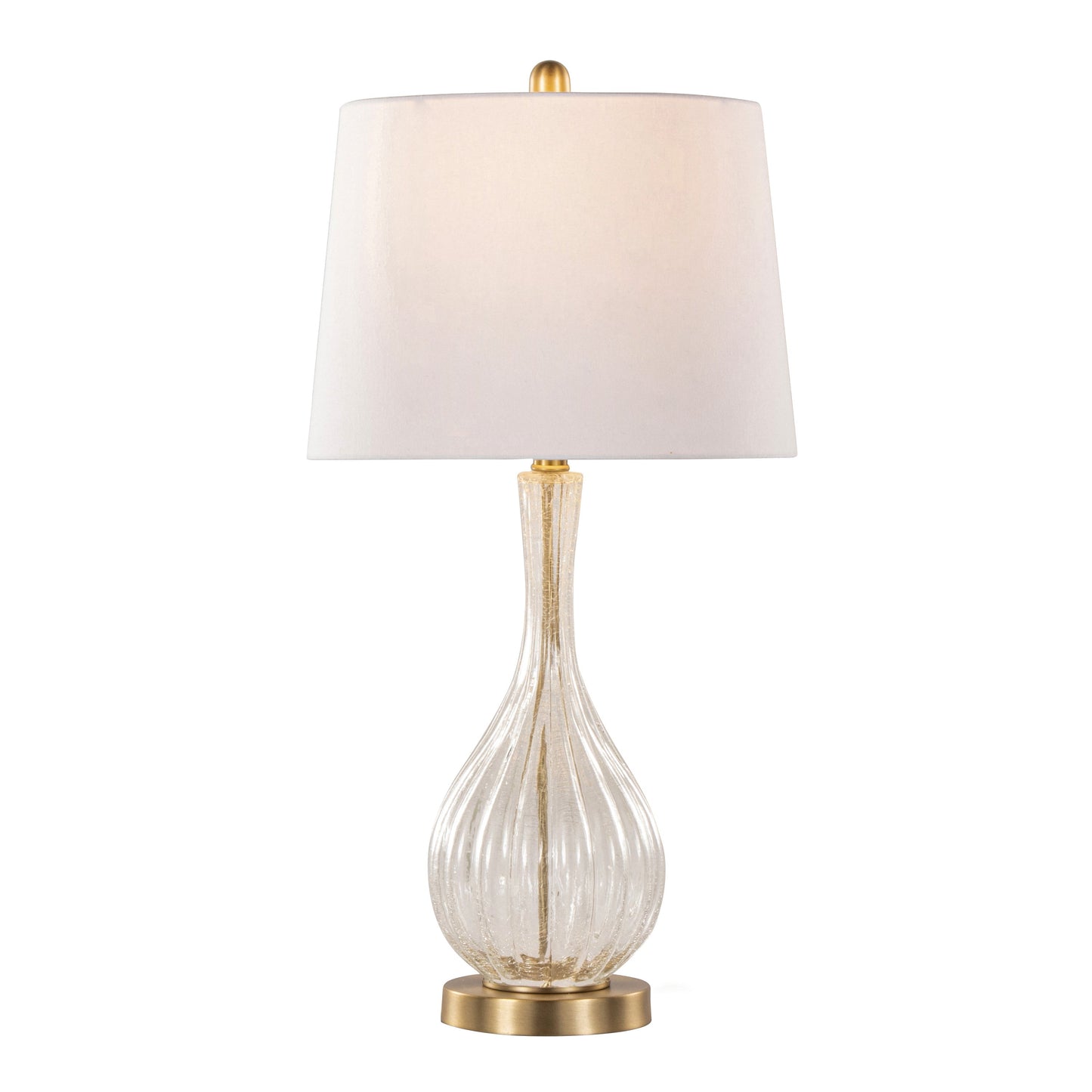 Jenny 27' Contemporary Glass Table Lamp Set of 2