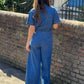 Z Supply - Elsie Denim Short Sleeve Jumpsuit