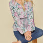Andree By Unit - Floral V-neck Blouse