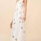 Blue B - Seashell Embroidered Maxi Dress