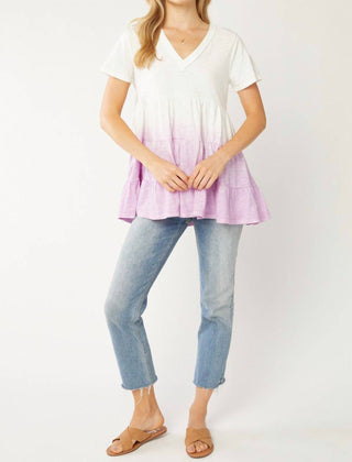 Entro - Ombre Tiered Top