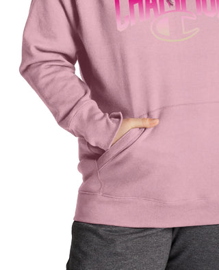 Champion Women's Powerblend Graphic Hoodie Purple Size 3X