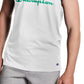 Champion Men's Graphic Ringer Tank Top White Size Medium