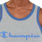 Champion Men's Graphic Ringer Tank Top Blue Size XX-Large