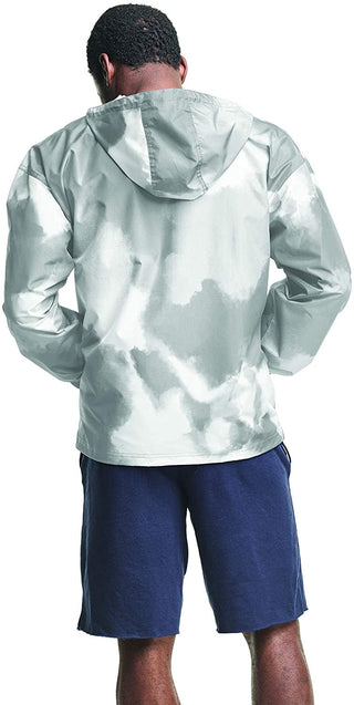 Champion Men's Packable All Over Print Jacket White Size Large