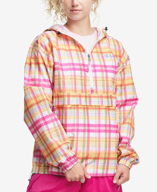 Champion Women's Hooded Long Sleeve Outerwear Coats Pink Size S