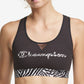 Champion Women's The Authentic Printed Medium Impact Sports Bra Black Size Small