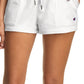 Champion Women's Campus French Terry Shorts White Size Large