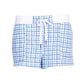 Champion Women's Campus Printed Shorts Blue Size Large