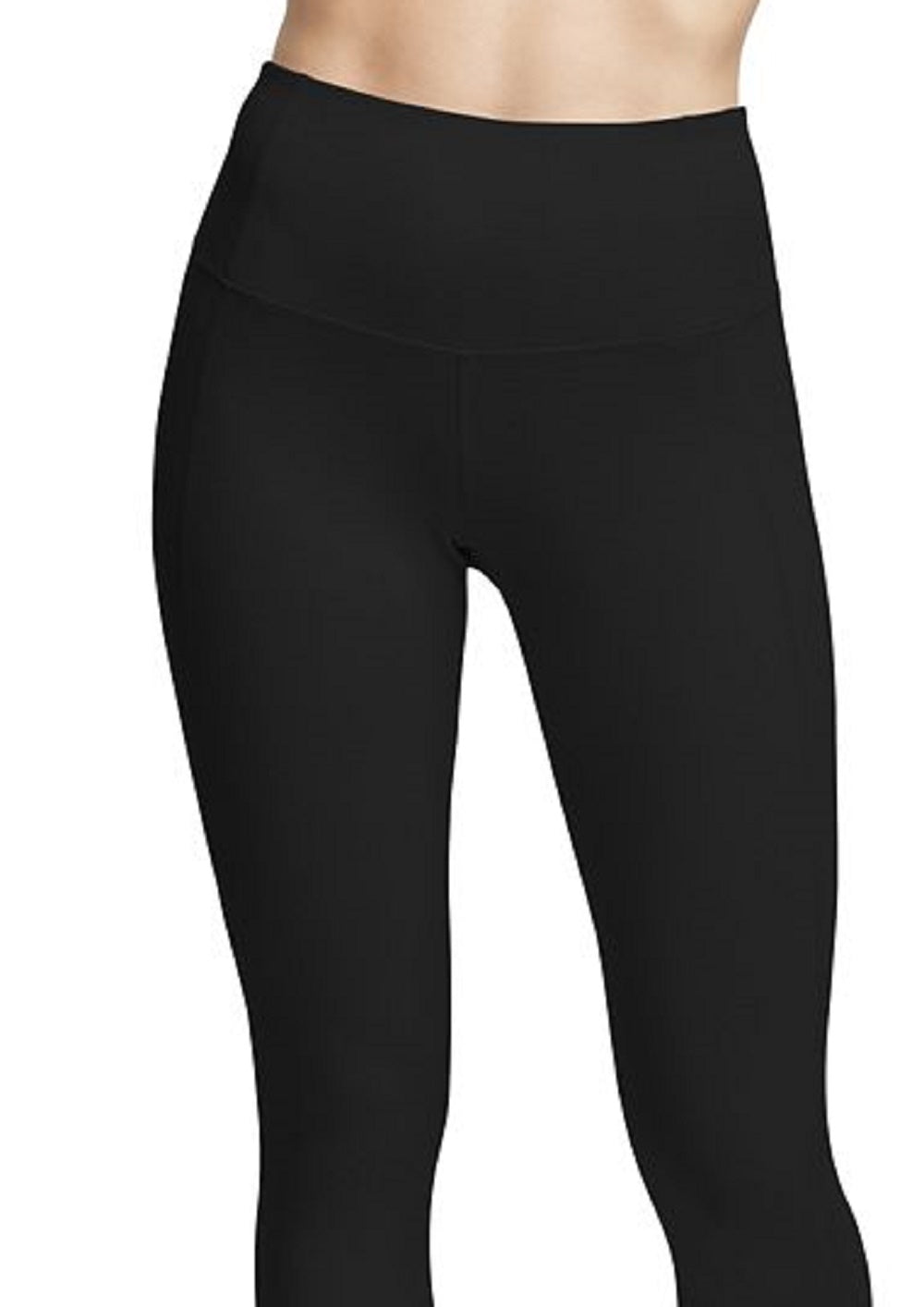 Champion Women's Double Dry Cropped Leggings Black Size Large