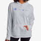 Champion Women's Logo Comfy Hoodie Gray Size X-Small