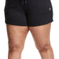 Champion Women's Campus Solid Shorts Black Size 2X