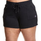 Champion Women's Campus Solid Shorts Black Size 3X