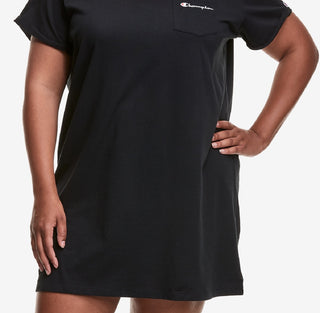 Champion Women's T-Shirt Dress Black Size 2X