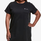 Champion Women's T-Shirt Dress Black Size 2X