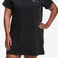Champion Women's T-Shirt Dress Black Size 3X