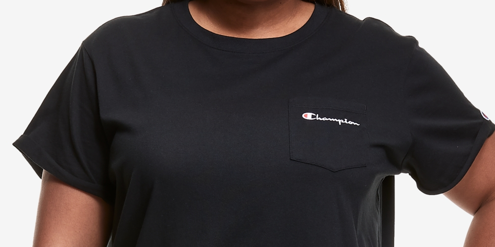 Champion Women's T-Shirt Dress Black Size 4X