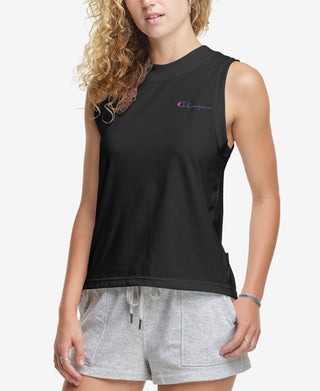 Champion Women's Fitness Workout Tank Top Black Size Medium