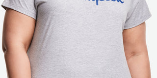 Champion Women's Classic Graphic Short Sleeve T-Shirt Gray Size 3X