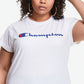 Champion Women's Classic Logo Graphic T-Shirt White Size 3X