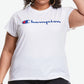 Champion Women's Classic Logo Graphic T-Shirt White Size 3X