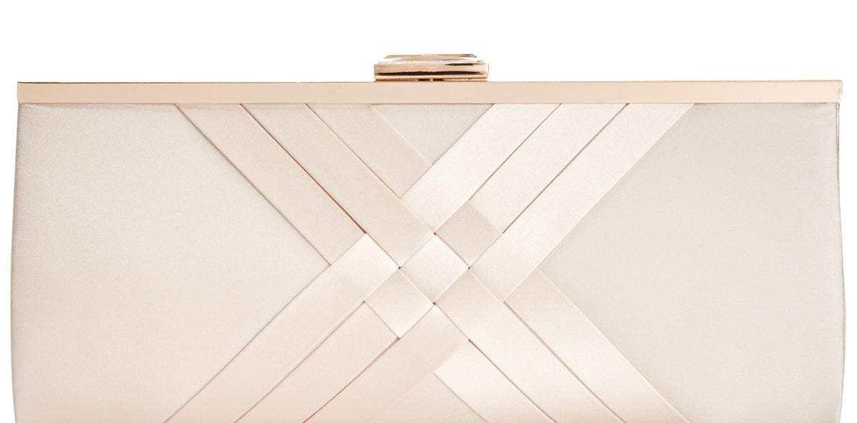 INC International Concepts Women's Kelsie Clutch Brown Size Regular