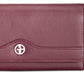 Giani Bernini Women's Pebble Leather Receipt Wallet Red Size Regular