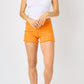 Judy Blue - Mid Rise Fray Hem Shorts