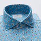 Emanuel Berg - Modern 4Flex Stretch Knit Shirt Turquoise