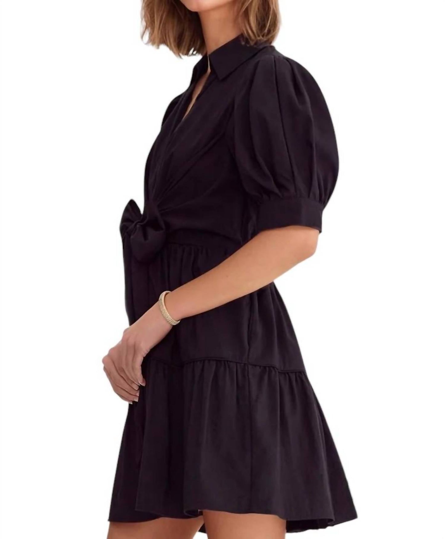 Entro - Victoria Front Bow Mini Dress
