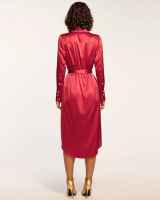 Ramy Brook - Victoria Silk Button Down Midi Dress