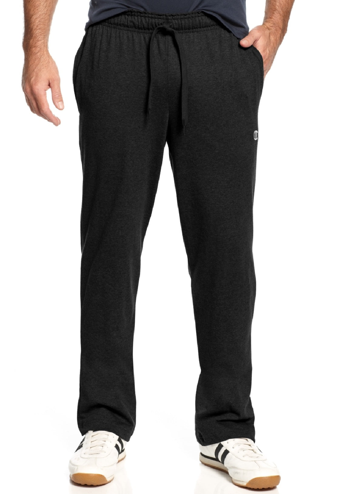 Champion Men's Jersey Open Bottom Pants Black Size XX-Large