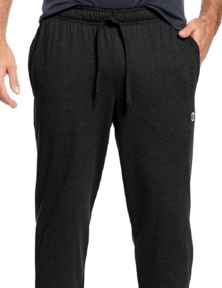 Champion Men's Jersey Open Bottom Pants Black Size XX-Large