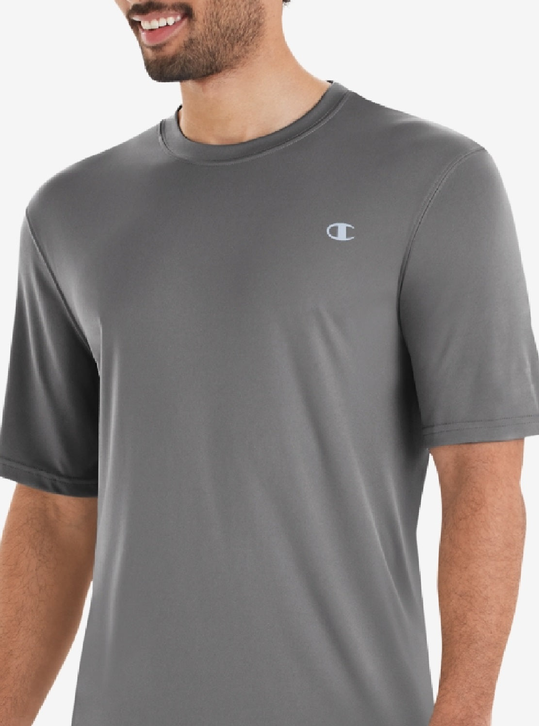 Champion Men's Double Dry T-Shirt Gray Size Medium