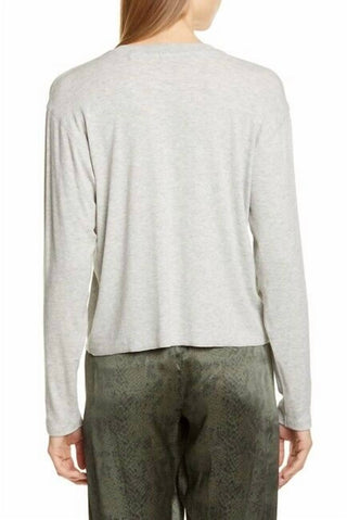 Atm - Heather Stretch Modal Lightweight Ribbed Sweater