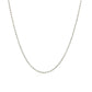 14k White Gold Diamond-Cut Bead Chain 1.2mm
