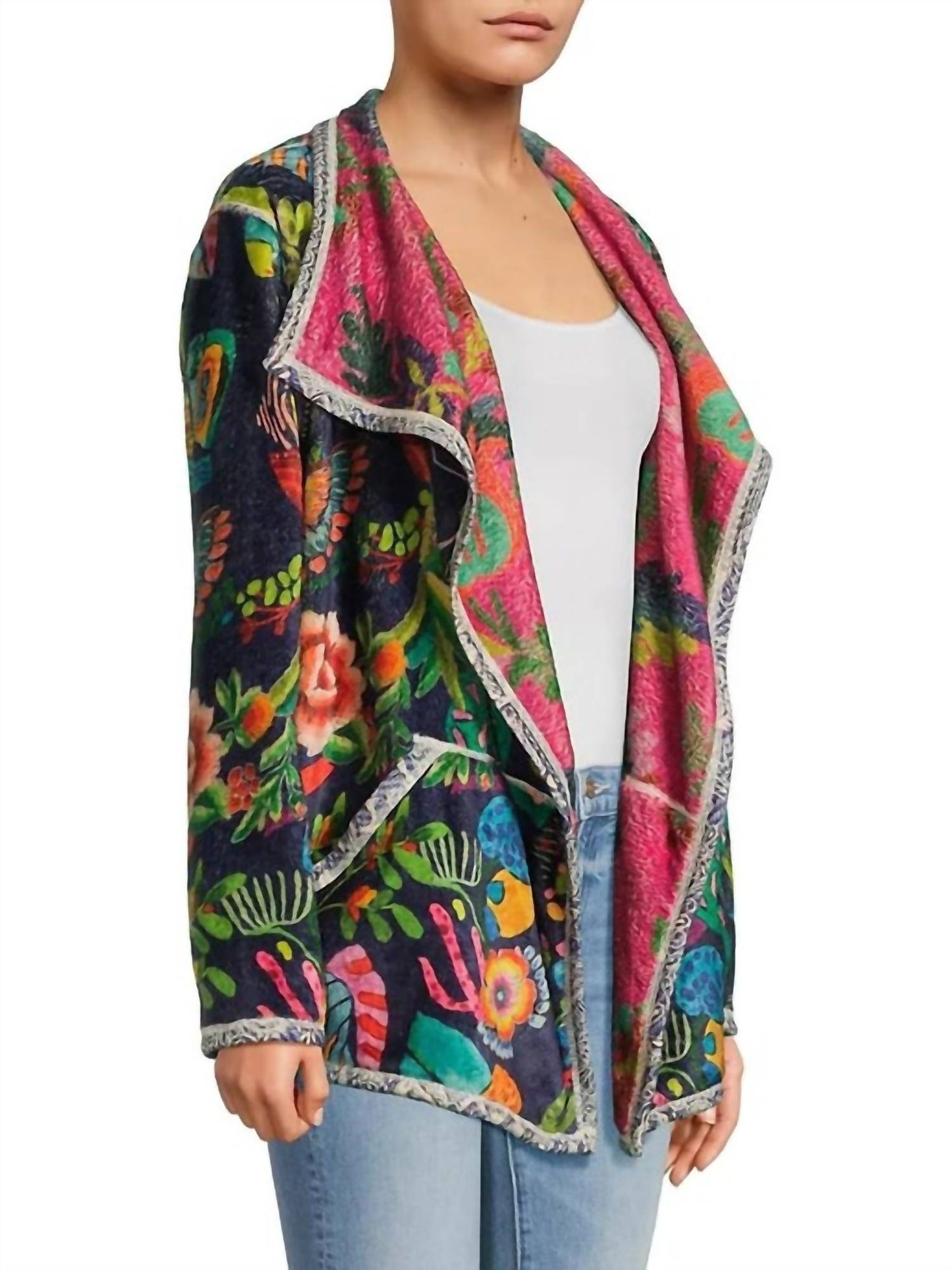 Johnny Was - JOAN WRAP BINDED SHERPA JACKET