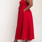 The Curve La - Plus Size Knit Tube Maxi Dress With Self Belt