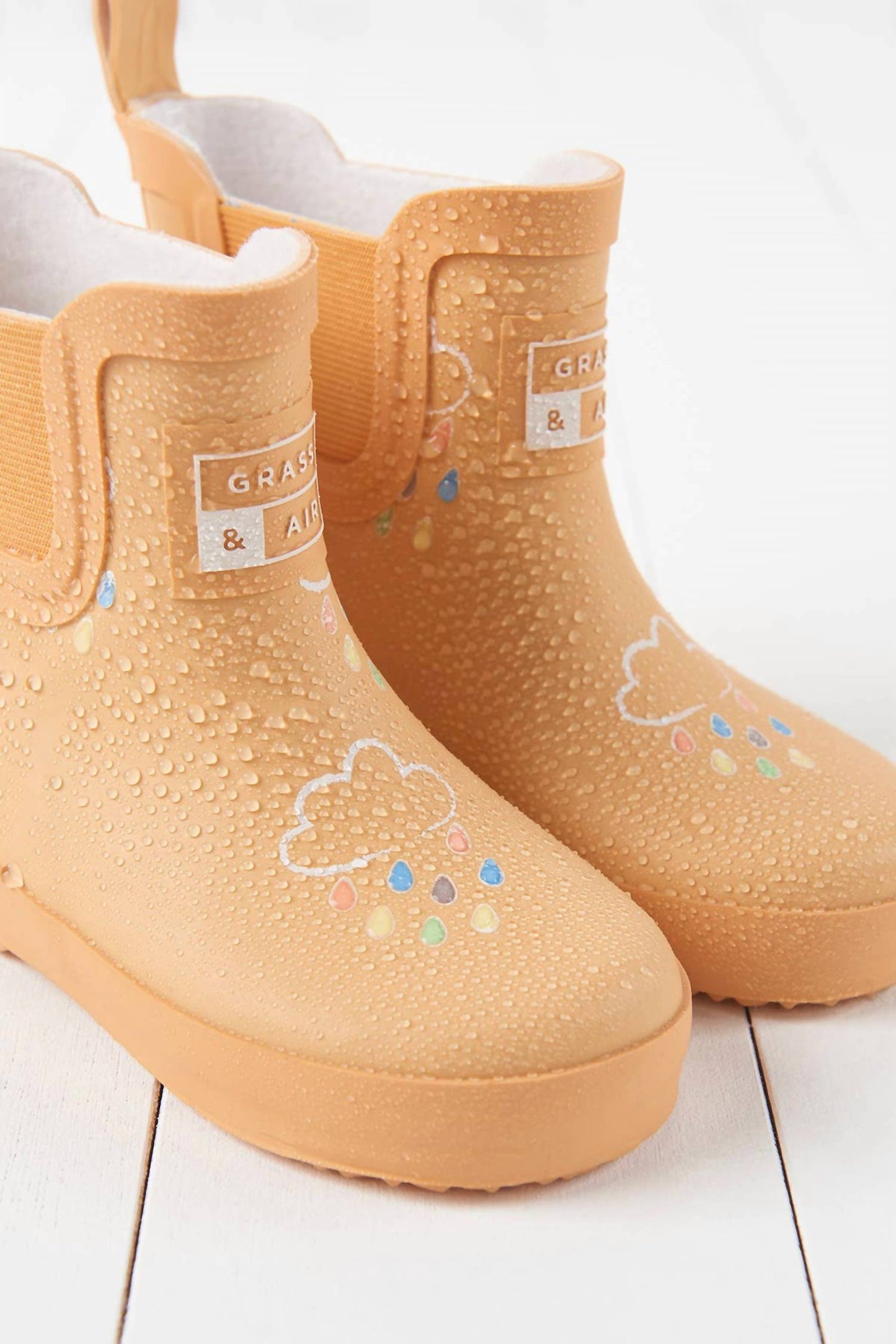Grass & Air - Colour-changing Kids Rain Boots